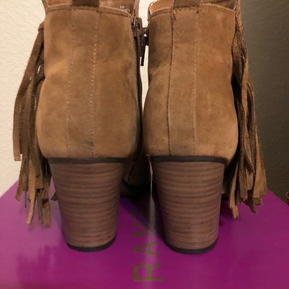 RAMPAGE WOMEN'S ANKLE BOOTS CHESTNUT 6 1/2M - Picture 5 of 7